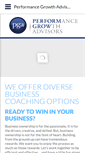 Mobile Screenshot of performancegrowthadvisors.com