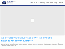 Tablet Screenshot of performancegrowthadvisors.com